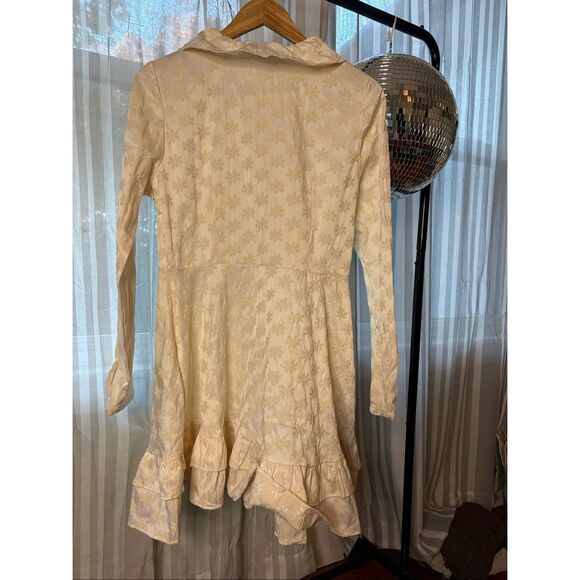 Sister Jane Bridgeton Jacquard Floral Ruffle Dress - Picture 9 of 9